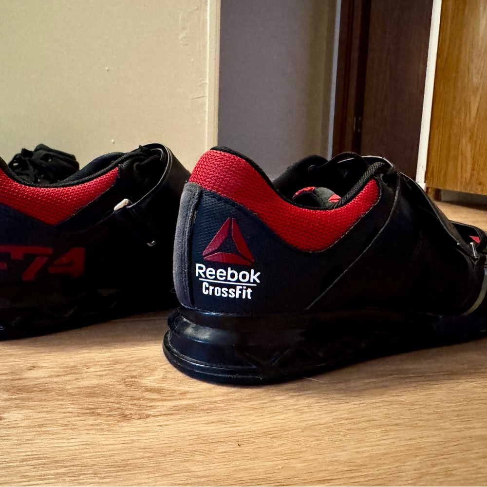 Reebok CrossFit Black and Red Athletic Shoes